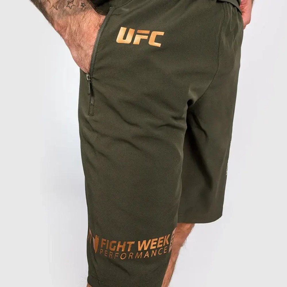 Шорты UFC Adrenaline by Venum Fight Week Men’s Performance Khaki/Bronze