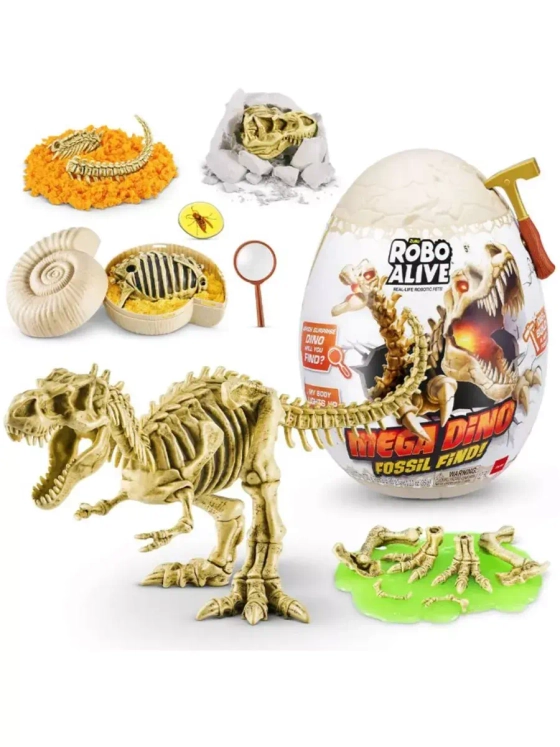 Игрушка сюрприз яйцо Mega Dino Fossil Find фигурка динозавра