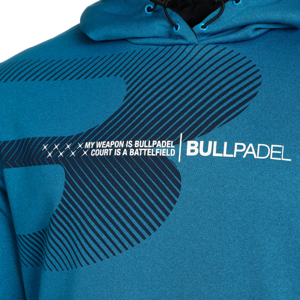 Мужская кофта теннисная Bullpadel Jaque Hoody Men - Blue