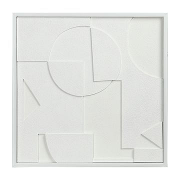 Панно декоративное с эффектом 3d minimalism, с белой рамой, 60х60 см