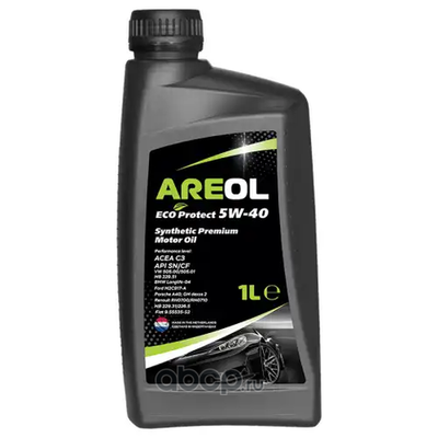 Масло моторное синт ACEA C3, API SN/CF, VW 505.00/505.01, MB 229.51 AREOL 5W40AR060