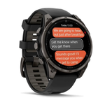 Умные часы Garmin Fenix 8 Pro, 47mm, Amoled Sapphire Carbon Gray DLC Titanium Black / Pebble Gray (010-03198-00)