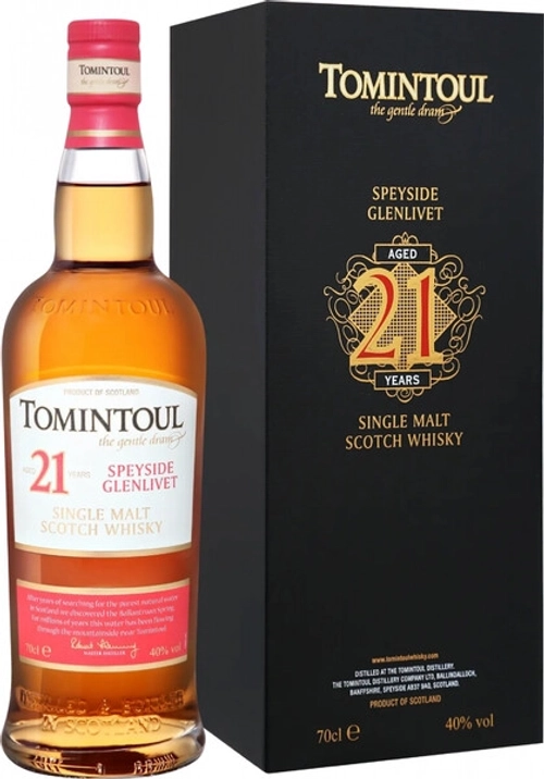 Виски Tomintoul 21 Years Old, 0.7 л