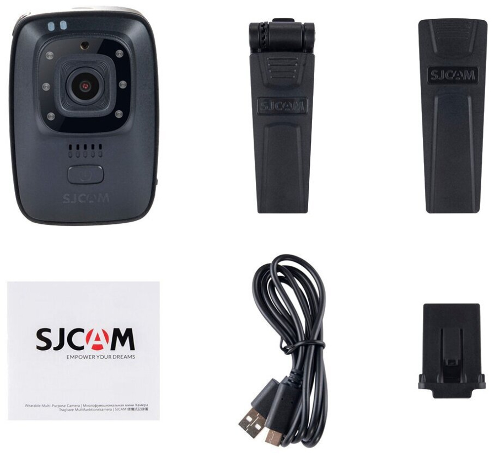 Персональный видеорегистратор SJCAM A10 Body Cam, черный