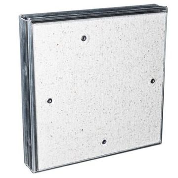 Люк ревизионный D Ceramo 400х600 скрыт.монтаж съемный алюминий EVECS