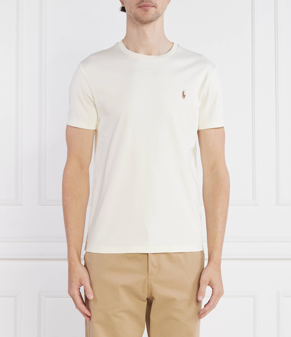 Футболка POLO RALPH LAUREN - кремовый(710740727)