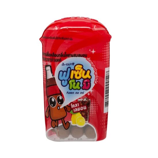 Жевательная резинка Lotte Fusen No Mi Cola & Lemon со вкусом колы с лимоном, 15 г (Таиланд)