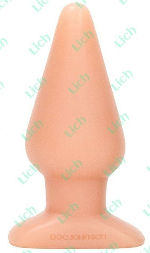 Большая телесная пробка PLATINUM SILICONE