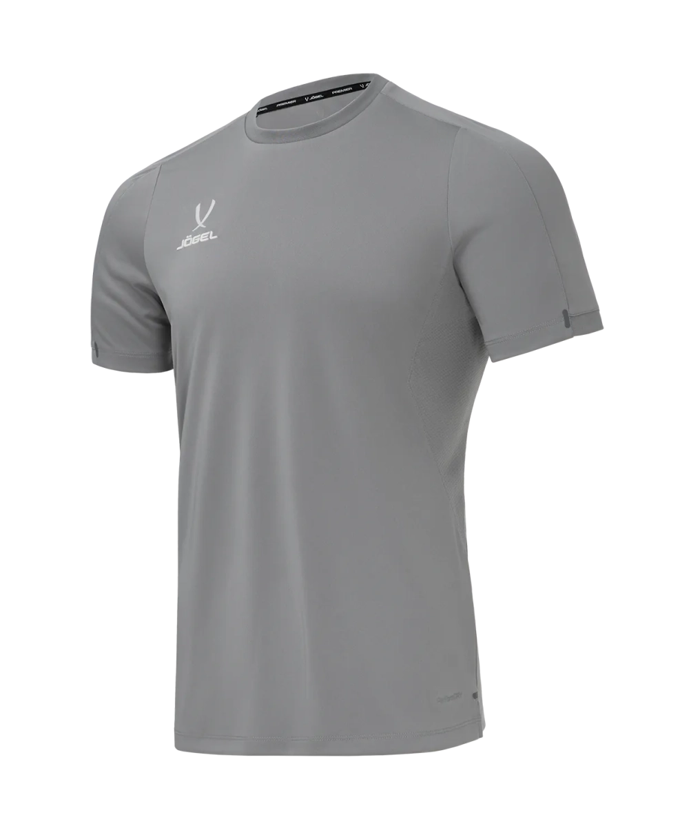 Футболка тренировочная JÖGEL PREMIER PerFormDRY Training Poly Tee, серый