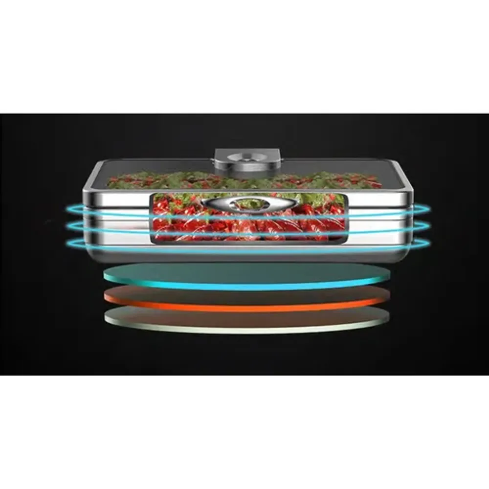 Мармит индукционный 8,5 л 1/1*65 с откидной крышкой и окном 59*47*15 см Burano SUNNEX