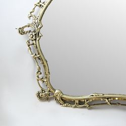 Bello De Bronze Зеркало Бикош в раме, золото