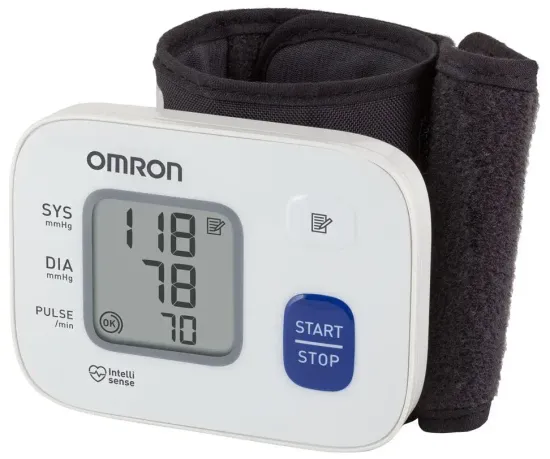 Тонометр Omron автоматический на запястье RS2, HEM-6161-E
