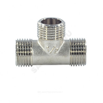 Тройник латунь никель Ду 20 (3/4") НР/НР/НР SantechSystems