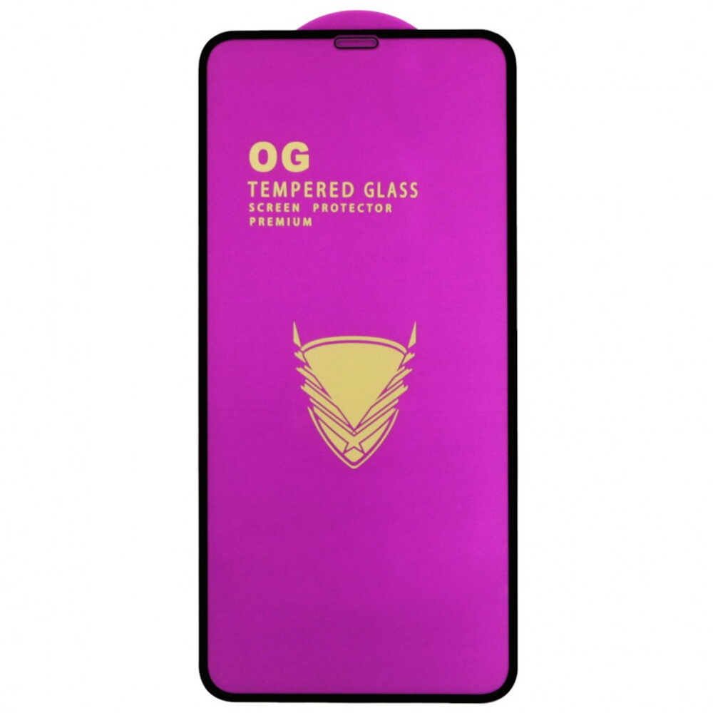 Защитное стекло для Samsung Galaxy A14 OG Purple черное