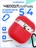 Чехол для Airpods 4 Gurdini силиконовый красный