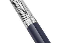 Ручка-роллер Waterman Waterman Hemisphere22 SE Deluxe Blue CT, стержень: F, цвет: Black, в подарочной упаковке
