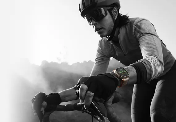 Часы Apple Watch Ultra 2 GPS + Cellular 49 мм, титановый корпус, ремешок Alpine Оливкового цвета,размер L