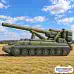 Надувная самоходная установка «С7 Малка Гроза», 13,2×3,4×3 м