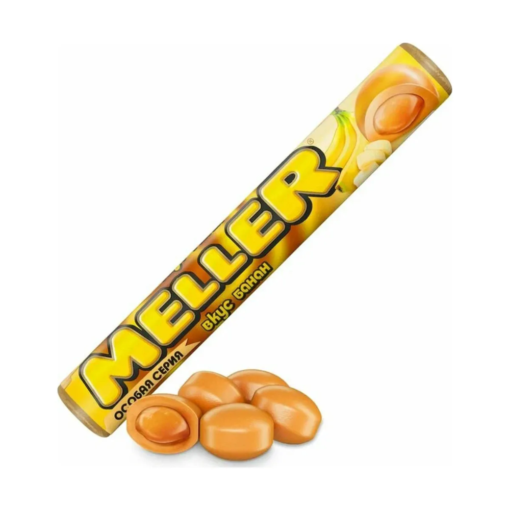 Жевательная конфета Meller Банан 38гр