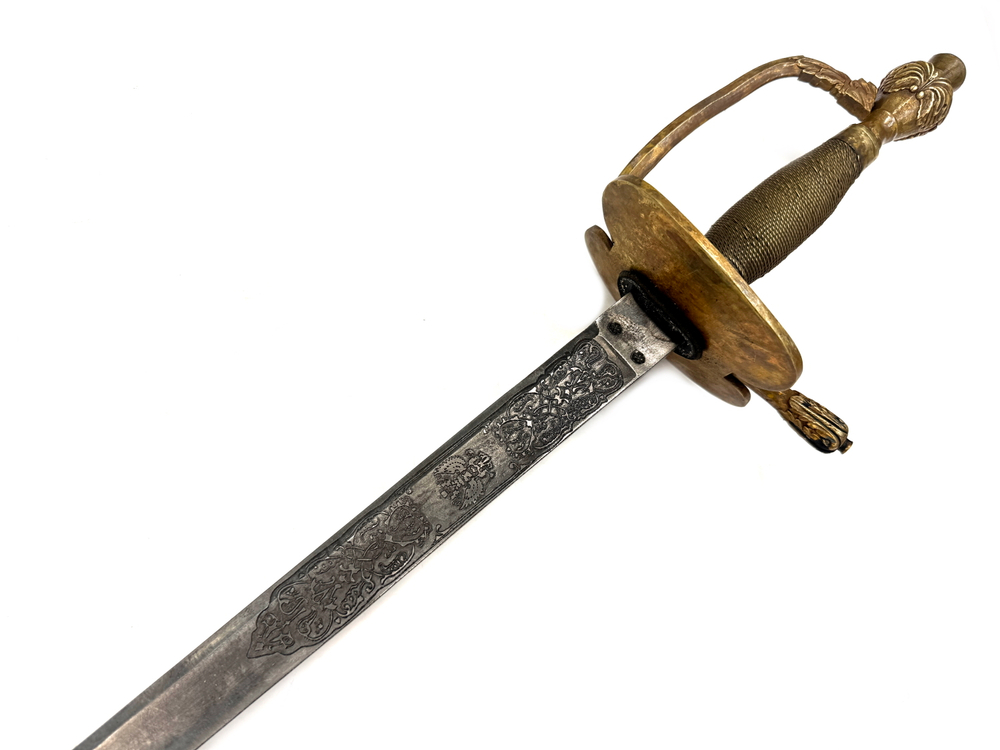Шпага пехотная гвардейская, образец 1798г, состаренная