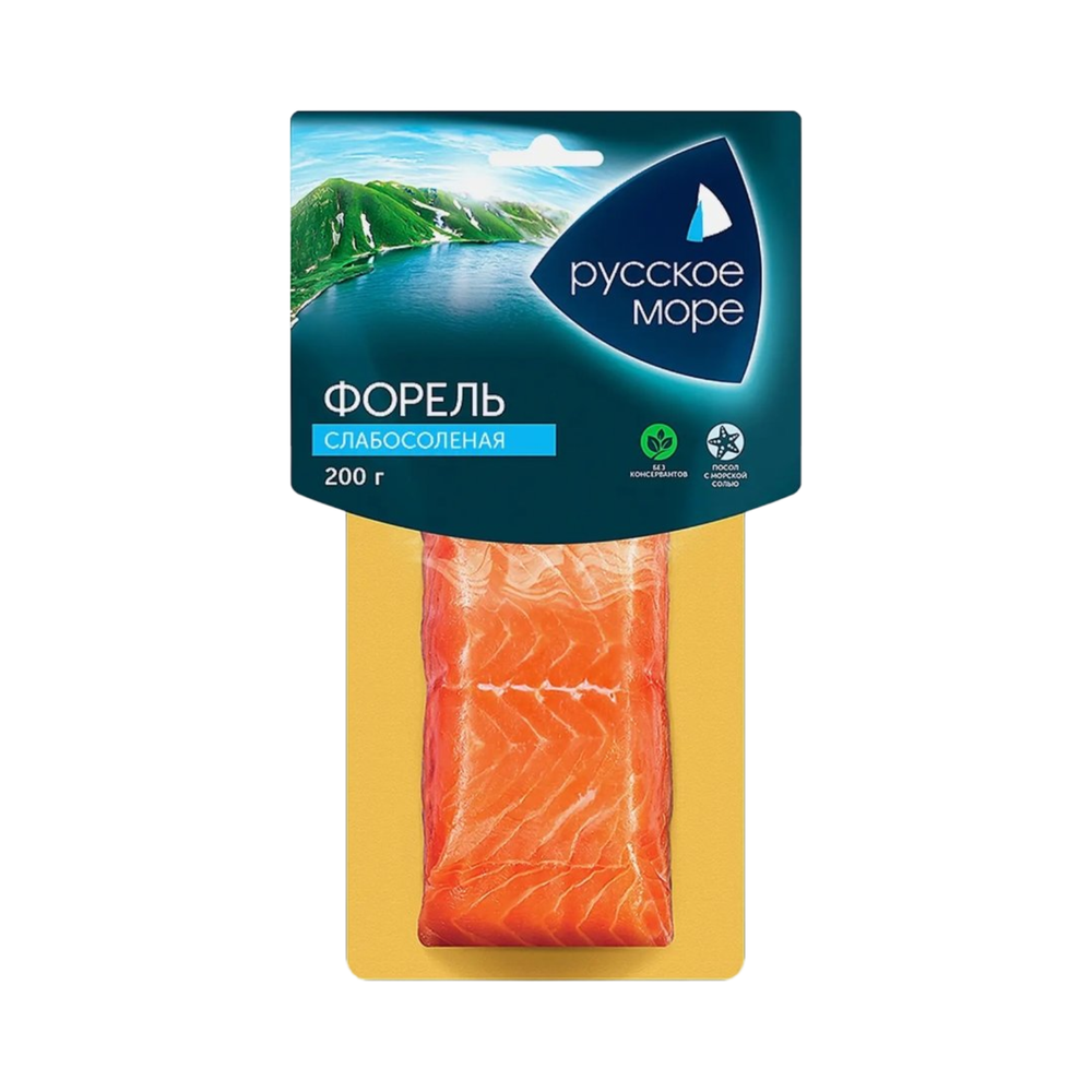 Форель Русское море с/с филе кусок 200г