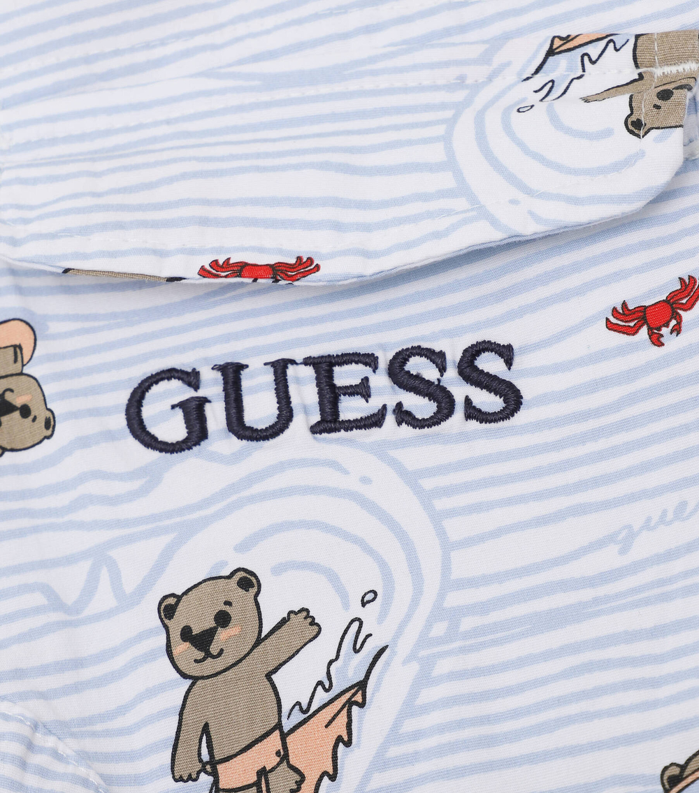 Шорты Guess - голубой(N4GD07 WG691)