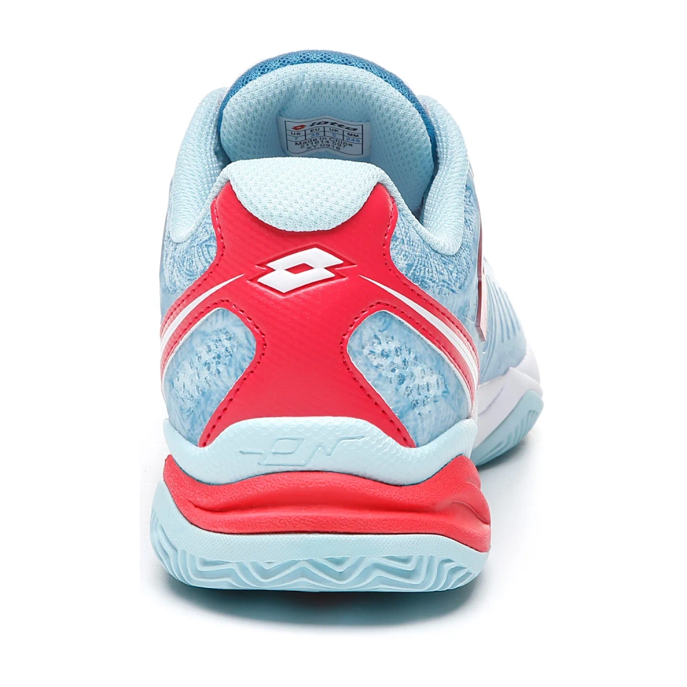 Женские кроссовки для padel Lotto Superrapida 200 PRT W - clear water/calypso pink/mosaic blue