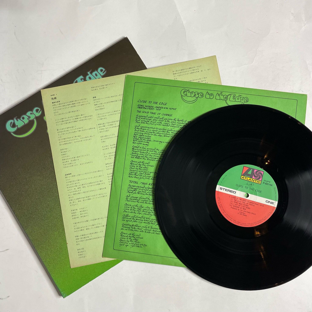 Винтажная виниловая пластинка LP Yes Close To The Edge (Japan 1972) (No Obi) The Solid Time Of Change