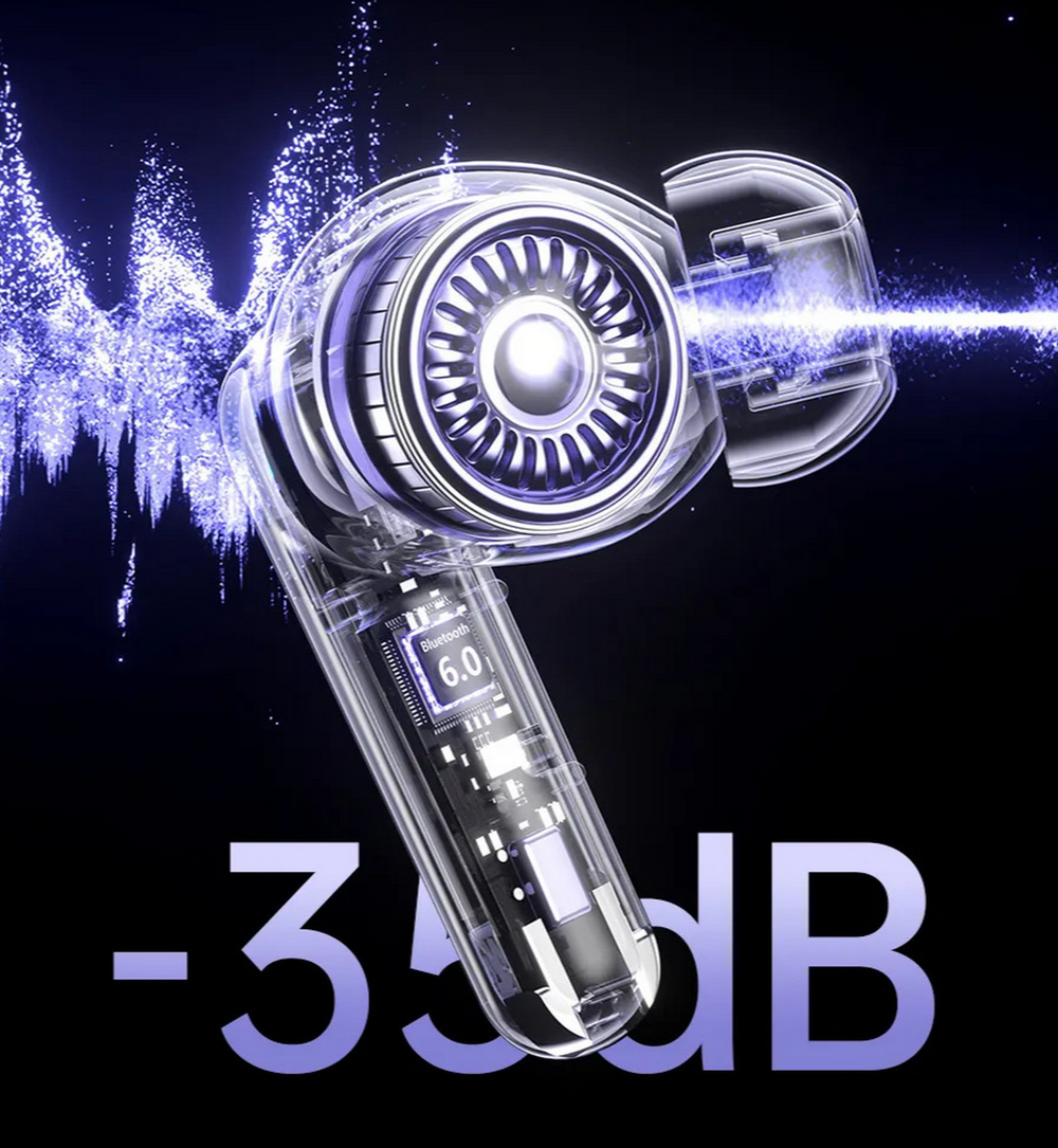 Наушники беспроводные с шумоподавлением ANC With Screen TP92ANC Awei