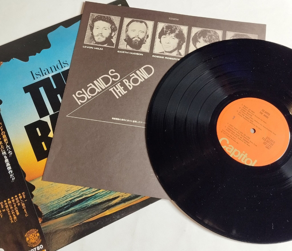 Винтажная виниловая пластинка LP The Band Islands (Japan 1977) (Obi)
