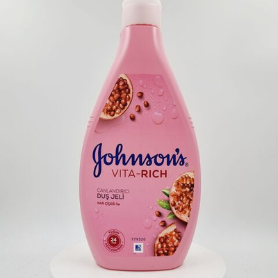 Гель для душа Johnson's Vita-Rich с экстрактом цветков граната 400 мл (Италия)