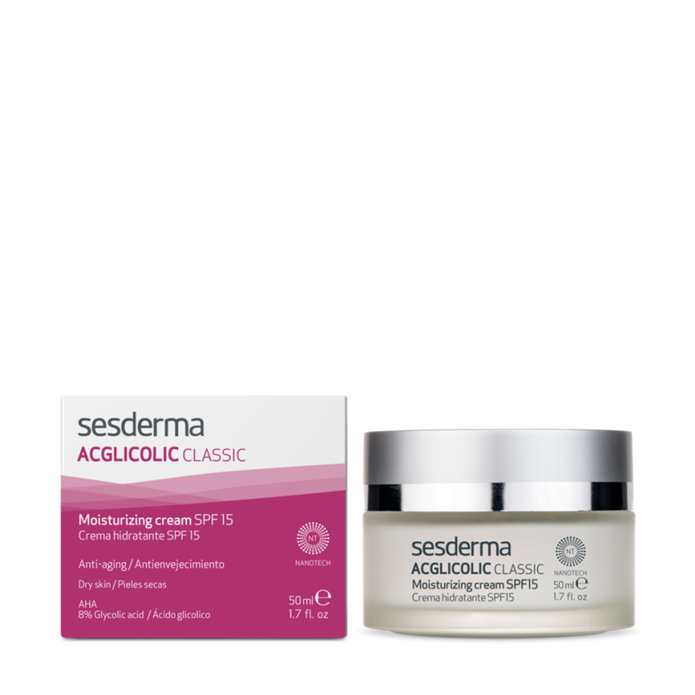 SESDERMA  ACGLICOLIC CLASSIC Moisturizing cream SPF 15