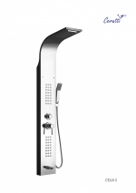 Душевая панель Ceruttispa СЭЛИЯ (CELIA) S CT10403 из нержавеющей стали, цвет хром