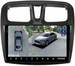 Магнитола для Renault Logan 2, Sandero 2 2014+ (рамка 10) - Teyes CC3-2K-360 на Android 10, Быстрая, 2K QLED, CarPlay, 4G SIM-слот, 4 камеры в комплекте