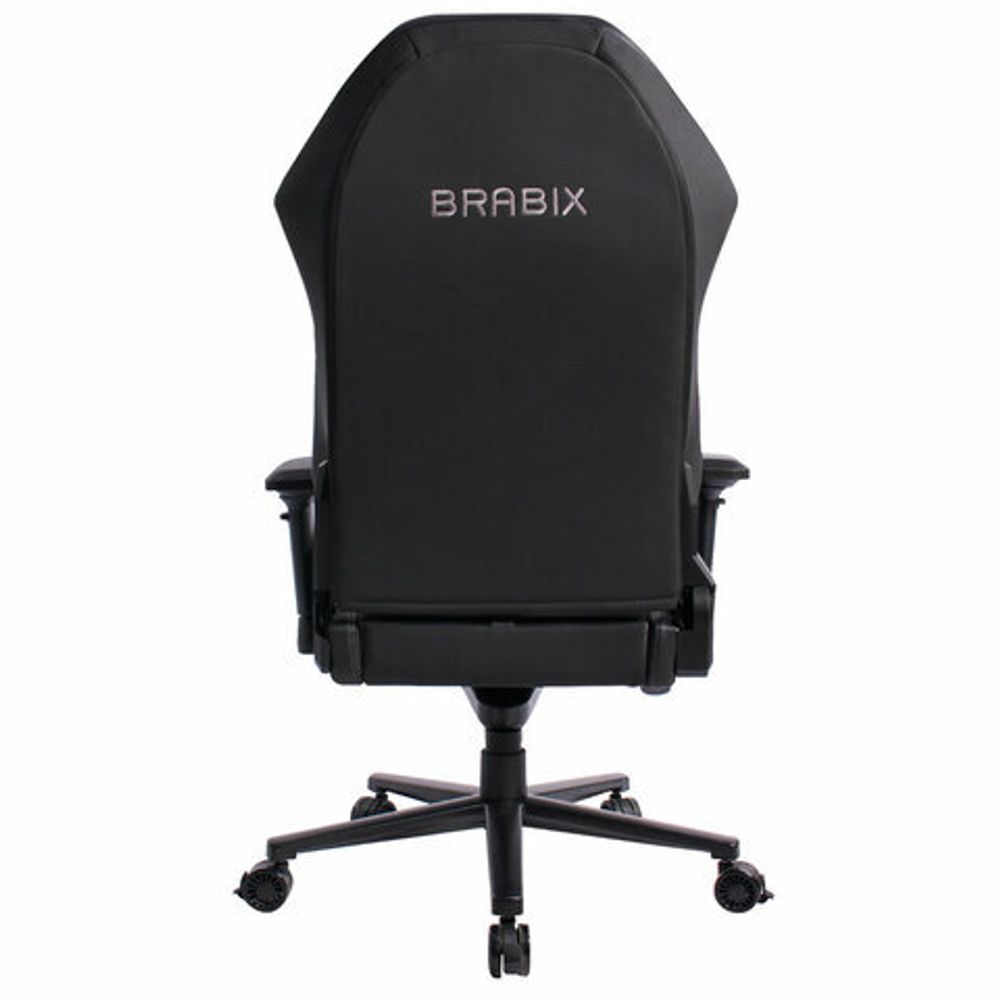 Кресло BRABIX PREMIUM "Core GM-160", мультиблок, 4D подлокотники, литой поролон, черное/серое, 532952