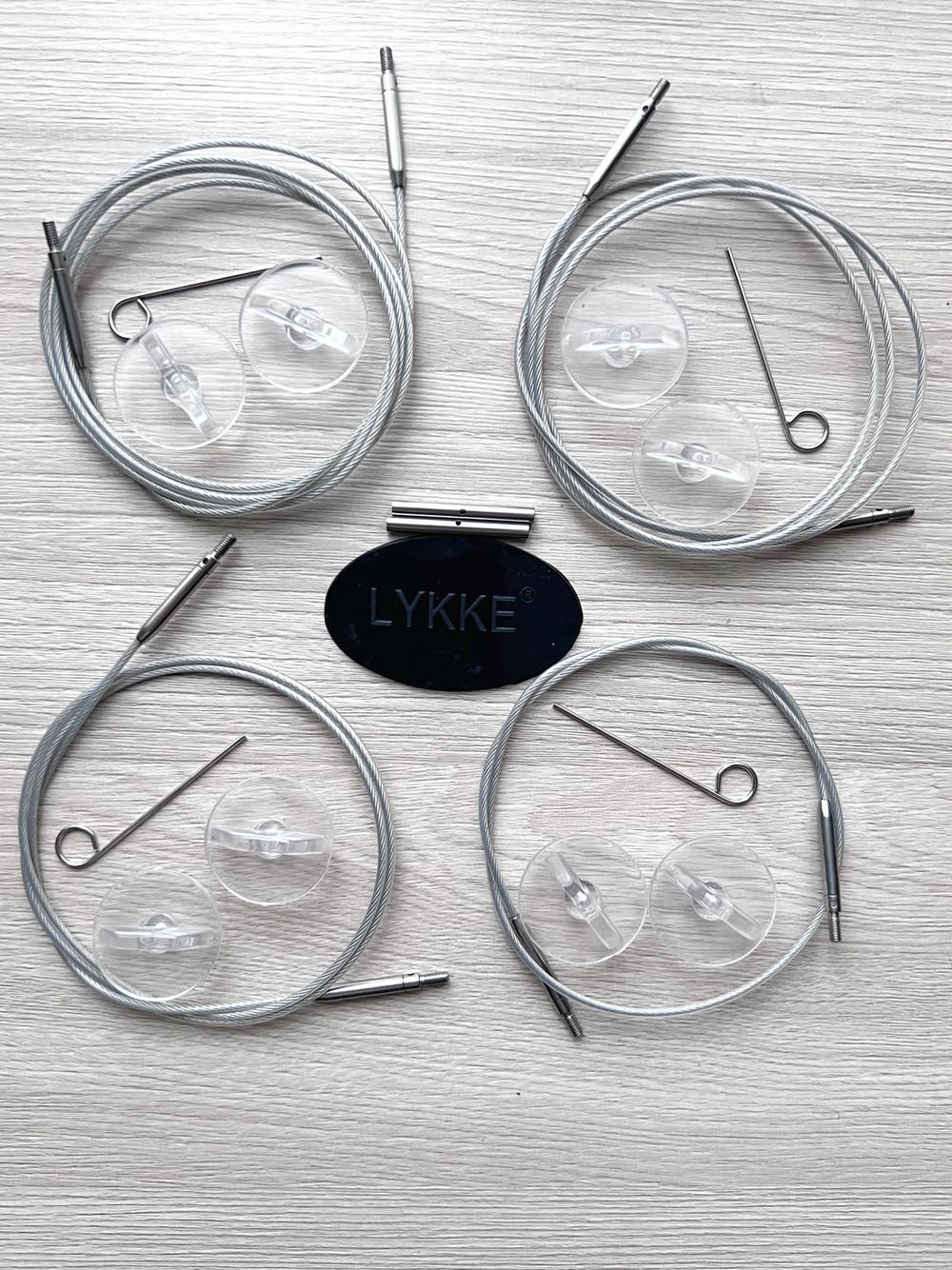 Набор съемных стандартных спиц 12см/5пар Flight Mini Denim Lykke