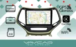 Магнитола для Jeep Cherokee 2014+ - Vaycar VA25-0608 на Android 13, 4G SIM-слот