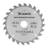 Пильный диск по дереву, 200 х 32 мм, 24 зуба, кольцо 30/32 Matrix Professional — фото 1