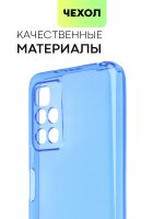 Чехол BROSCORP для Xiaomi Redmi 10 оптом (арт. XM-R10-TPU-BLUE)