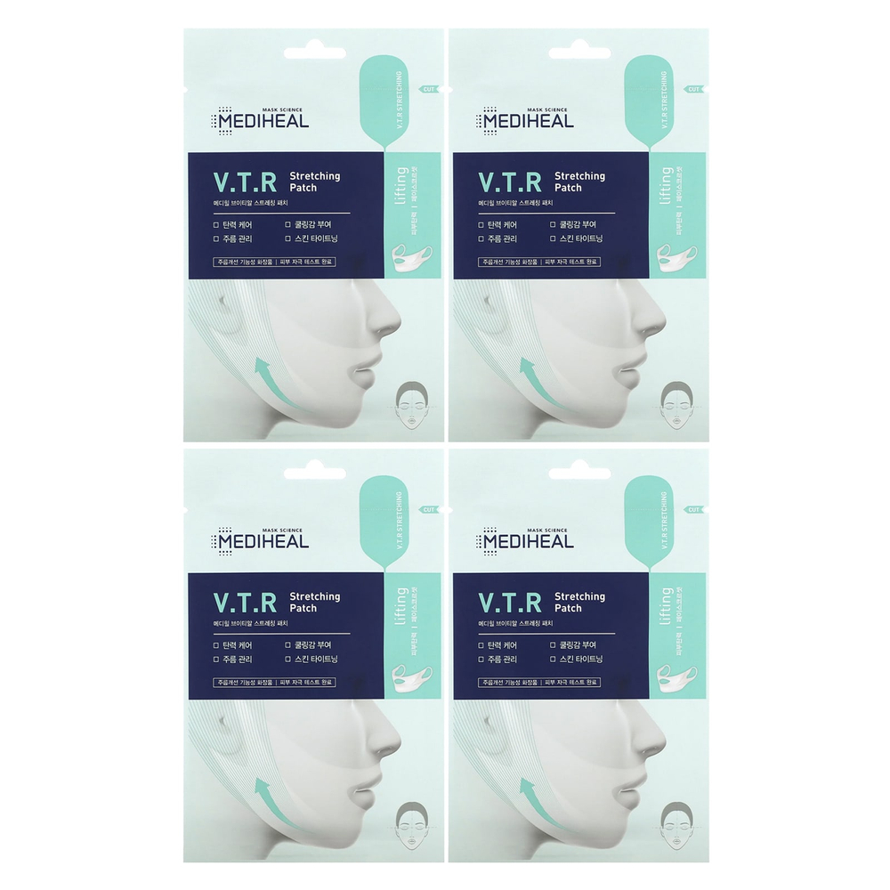MEDIHEAL, ВИДЕОМАГНИТОФОН Растягивающие патчи, 4 патча