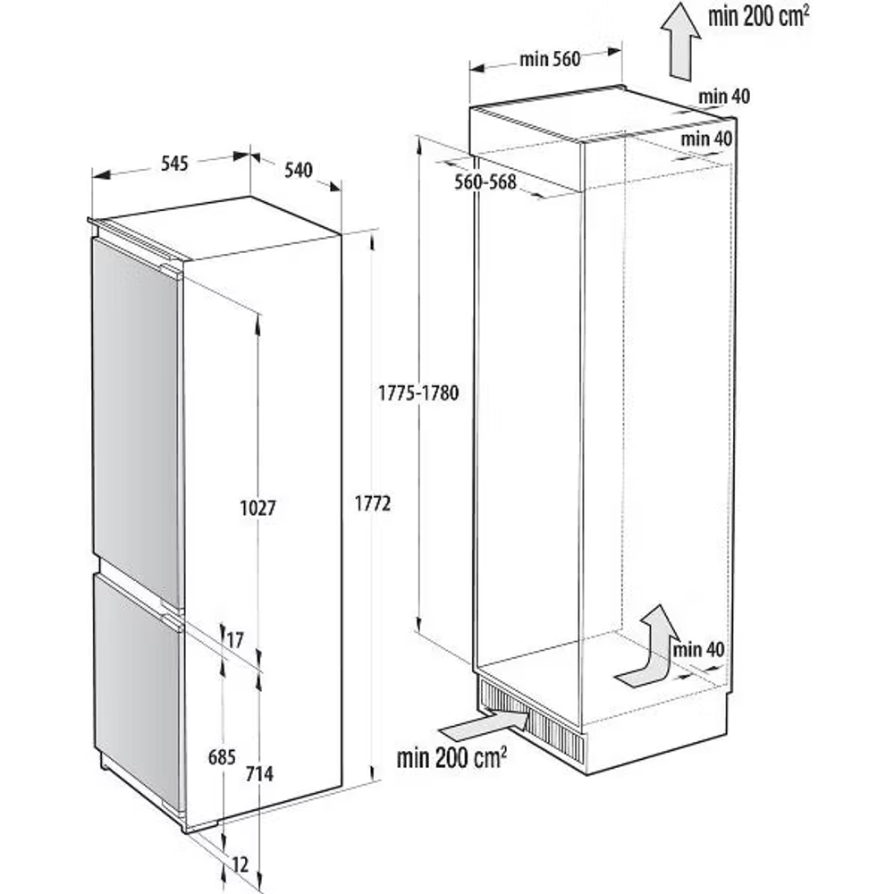 GORENJE NRKI517E82WF