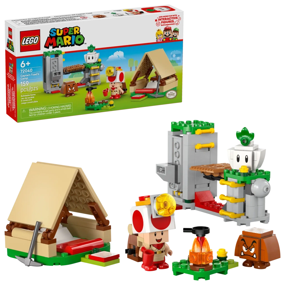Конструктор LEGO Super Mario 72040 Лагерь капитана Тоуда