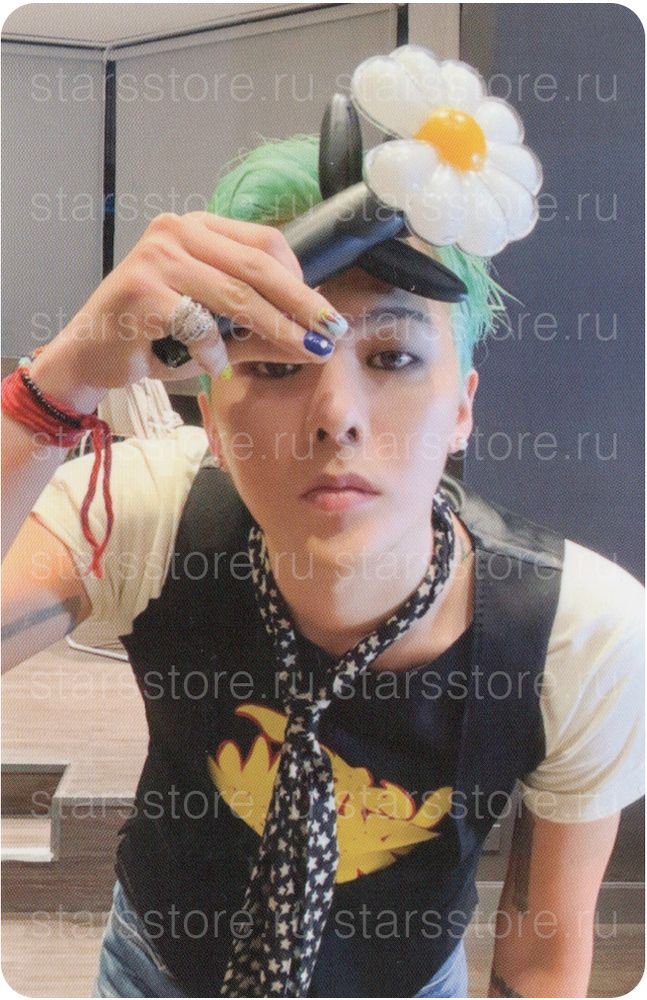 Фотокарта G-DRAGON - Official Light Stick (WITHMUU) Фотокарта G-DRAGON - Official Light Stick (WITHMUU)