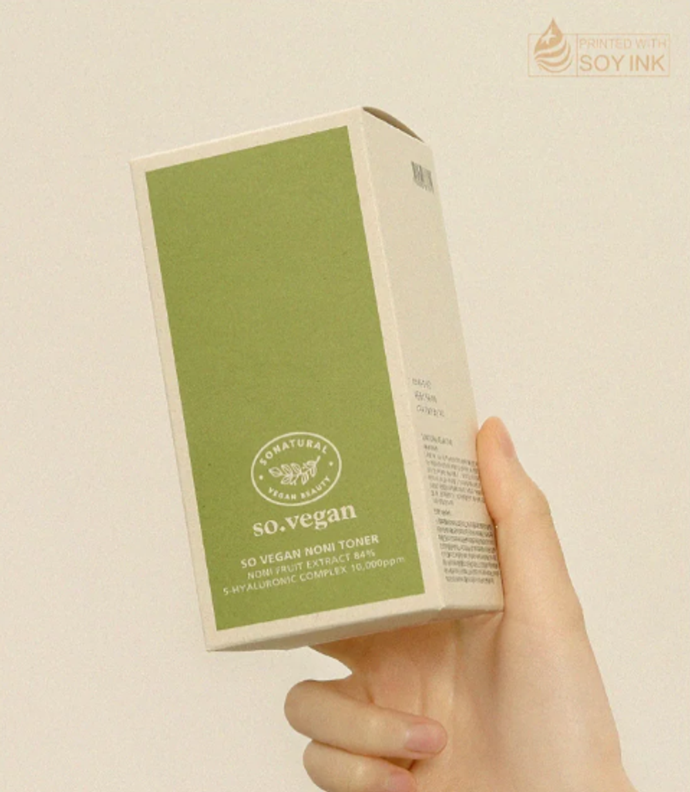 SO NATURAL Антиоксидантный тонер с  84,9% нони So Vegan Noni Toner 150 мл.