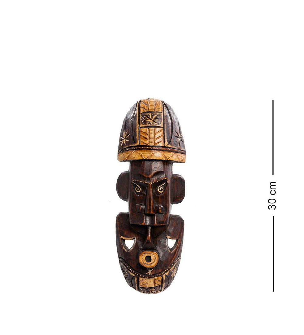 Decor and Gift 20-139 Панно настенное «Маска» (албезия, о.Бали) 30 см