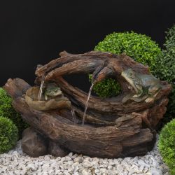 GA-03446 GREEN APPLE Уличный фонтан Лягушки высота 39см | Фонтаны Green Apple