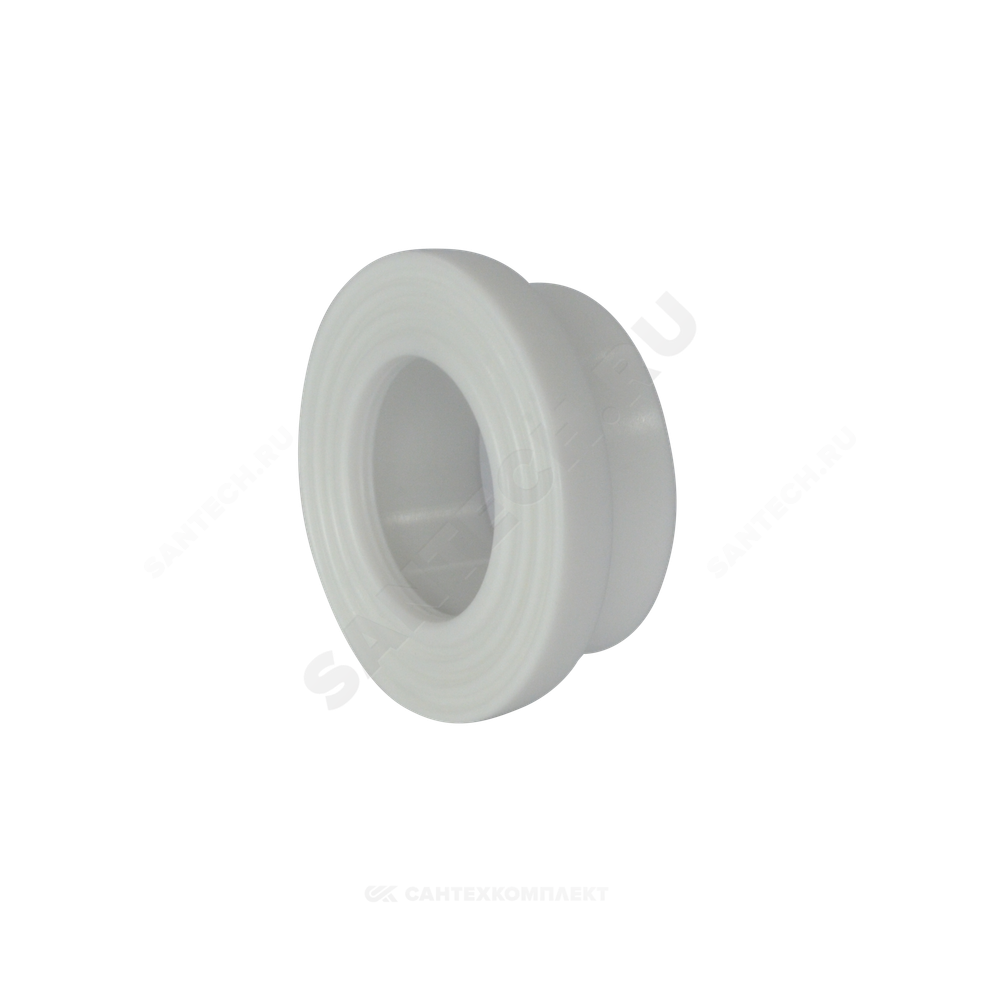 Бурт PP-R под фланец белый Дн 63 внутренняя пайка (D=77,5мм) VALFEX 10189063