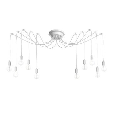 Люстра-паук 10*Е27 LOFT1162W/10 белый Spider LOFT IT