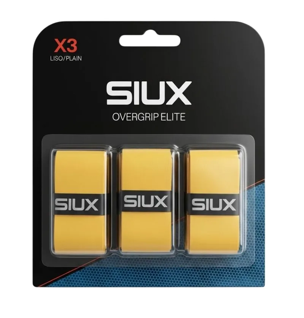 Siux Overgrips Elite 3P - yellow
