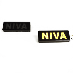 Повторители поворота Нива 4х4/Легенд боковые 'NIVA' с желтым светом